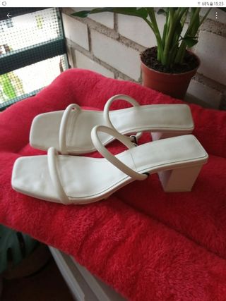 Zapatos blancos mujer talla 39