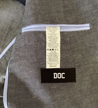 Chaqueta americana gris. DOC. Talla 46