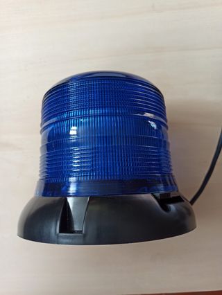 Rotativo Azul Luz Emergencia LED