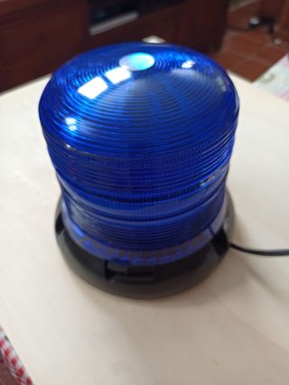 Rotativo Azul Luz Emergencia LED