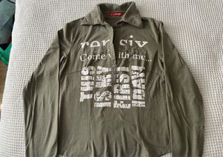 Camiseta S&Charm verde oliva