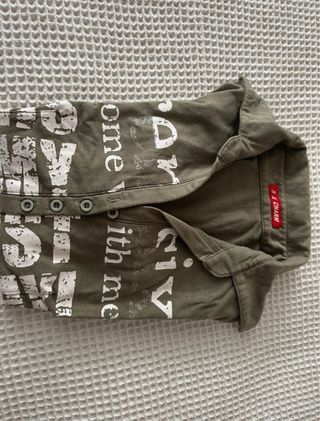 Camiseta S&Charm verde oliva