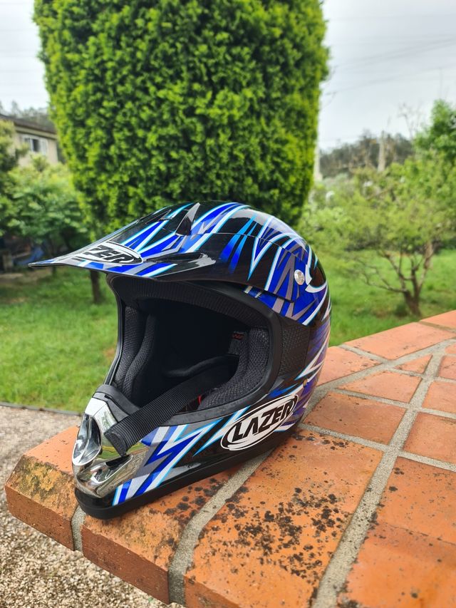 Capacete Lazer Boomerang - Azul e Preto
