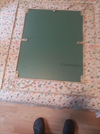 Espejo forja blanco envejecido... Haz tú oferta