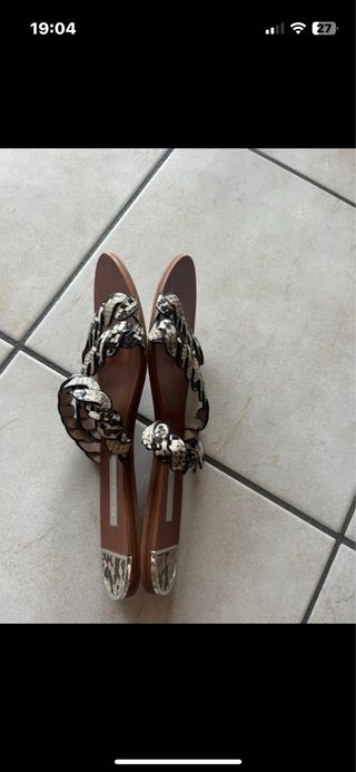 Sandali Zara 38 - Beige/Nero