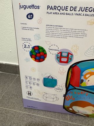Parque juegos bebé + bolas NUEVO y precintado.