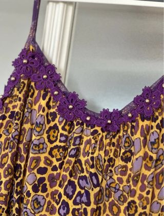 Vestido largo estampado-Isla Bonita