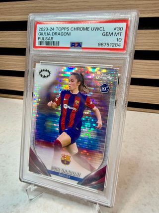 Cromo gradeado PSA 10 Giulia Dragoni #30 - POP 1!!