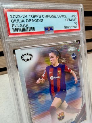 Cromo gradeado PSA 10 Giulia Dragoni #30 - POP 1!!