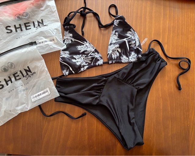 Bikini SHEIN sin estrenar - Negro/Blanco