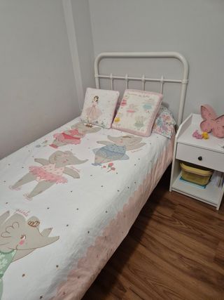 Cama infantil - Elefantes bailarinas. Cama de 90x2