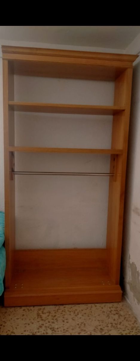 Armario ropero madera - 1 ud.