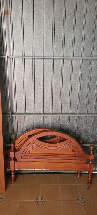 2 camas 90 madera maciza (estructura)