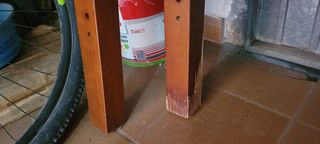 2 camas 90 madera maciza (estructura)