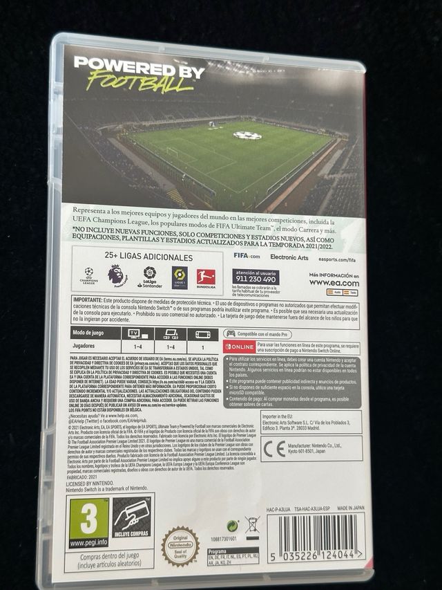 FIFA 22Legacy Edition-Nintendo Switch.Muy poco uso