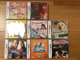 Lote de 7 Juegos Nintendo DS - Variados