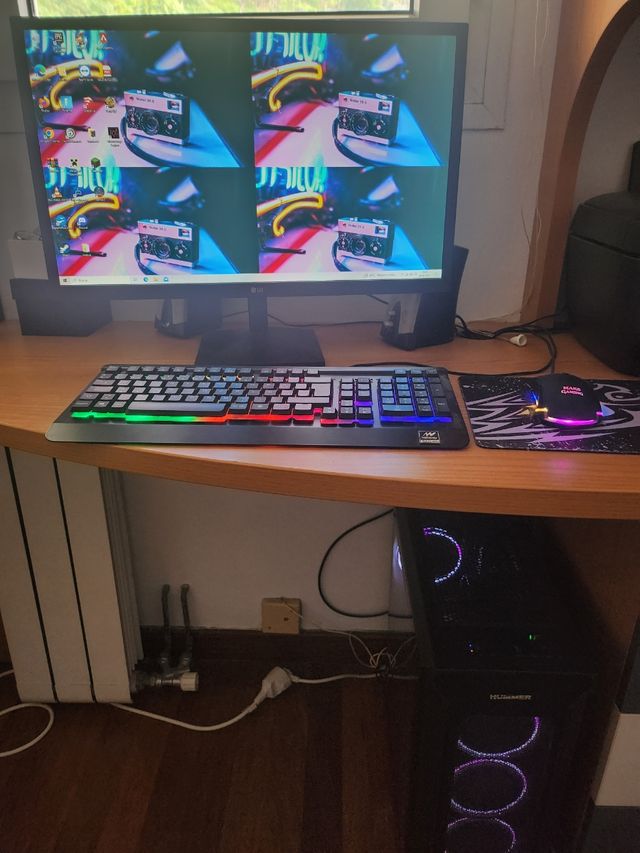 PC Gaming  regalo  Teclado, ratón y pantalla OPORT