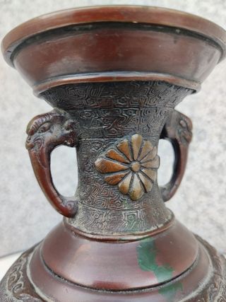 Jarrón chino japones antiguo