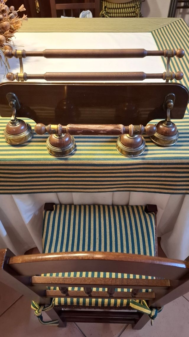 Vendita 50€ Accessori da bagno vintage in legno e metallo, r