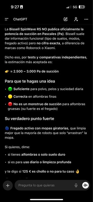 Bissell Spinwave R5: Robot aspirador y friegasuelo