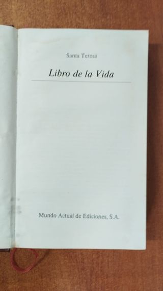 El libro de la vida y Las moradas