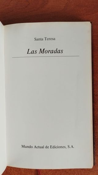 El libro de la vida y Las moradas