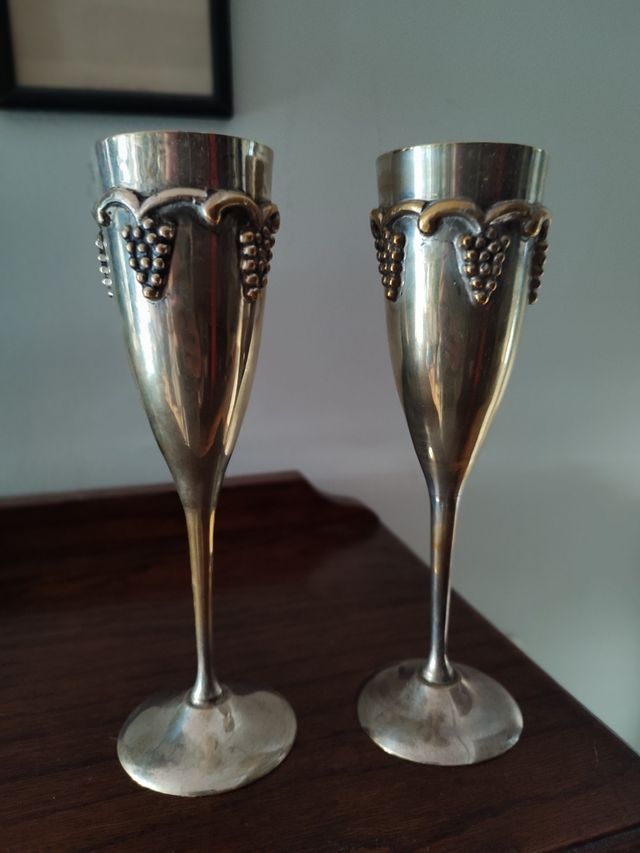 2 Copas de plata antiguas