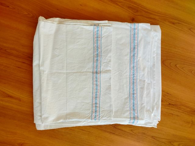 Sábanas cama vintage 90cm - algodón