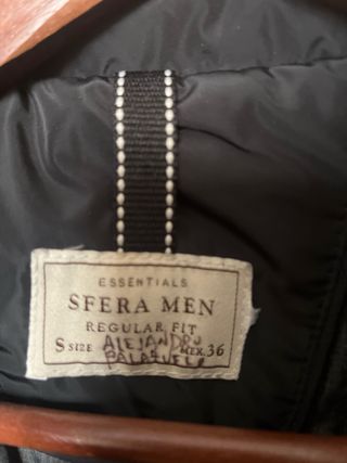 Cazadora Sfera Men negra talla S 