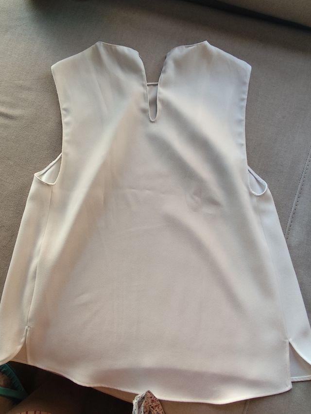 Blusa Zara blanca talla S