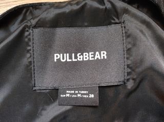 Chaleco negro Pull&Bear pinstripe