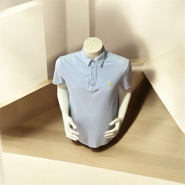 Polo Ralph Lauren Bordado Azul Claro
