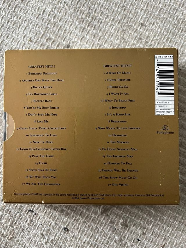 Queen Greatest Hits I & II - 2 CDs