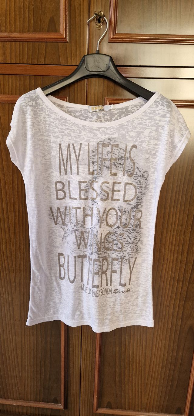 Maglietta bianca Monella Vagabonda