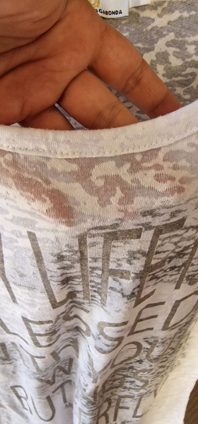 Maglietta bianca Monella Vagabonda