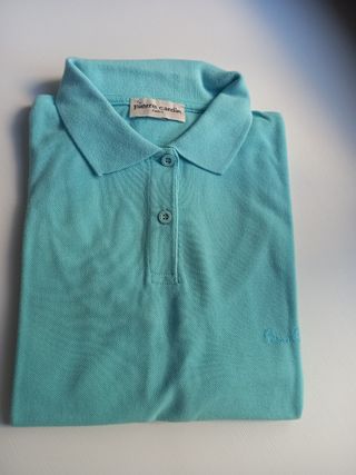 Vestido Pierre Cardin turquesa