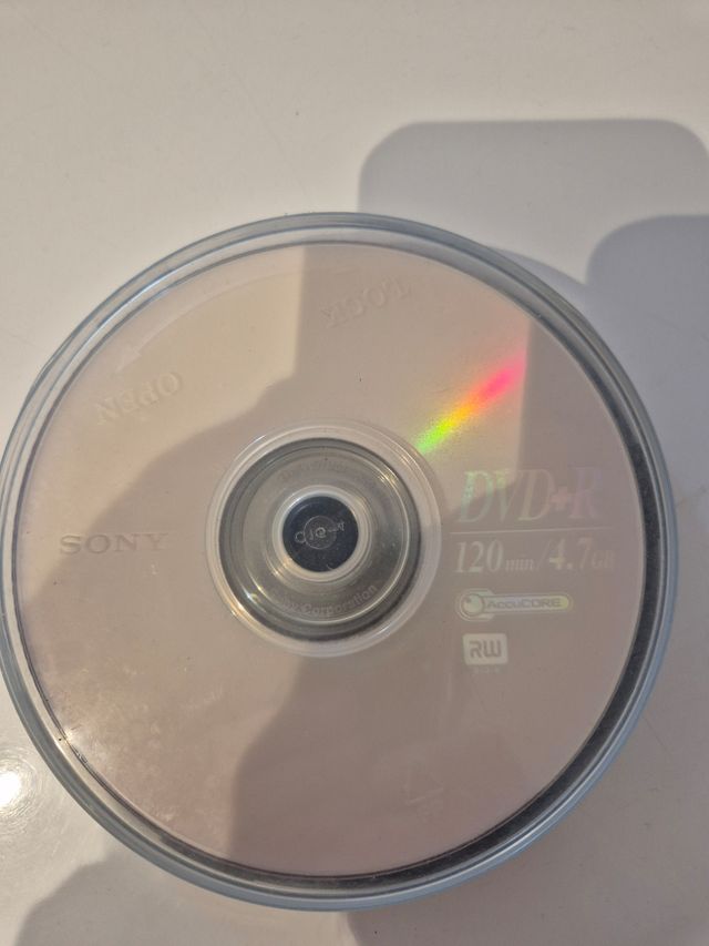10 DVD-R Sony 4,7GB -  Grabación