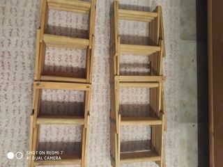 2 Botelleros Madera - Decoración