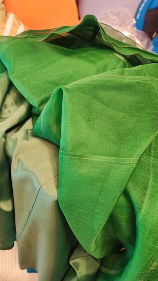 Vestido midi fiesta verde