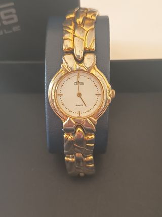 Reloj Lotus mujer dorado plata
