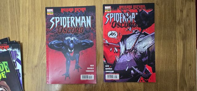 REINADO OSCURO ESPECIALES SPIDERMAN,VERTICE,PANINI