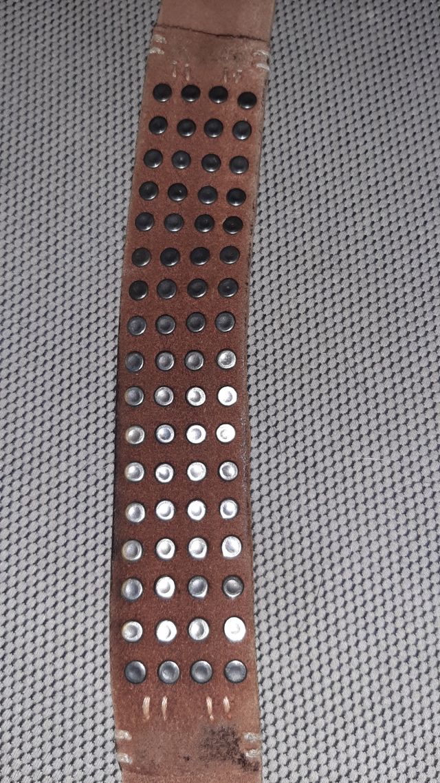 Cinturón piel marrón