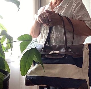 Bolso negro y rojo - Fiesta & diario
