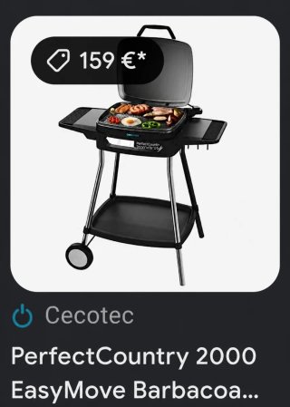 ¡¡OFERTA, DE 159€ A 70€!!BarbacoaEléctricaCecotec!