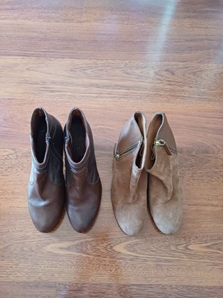 Botines marrones mujer talla 40