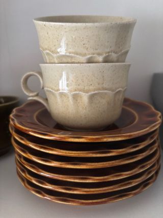 juego de tazas porcelana vintage