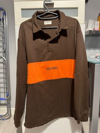 Sudadera sin capucha estilo polo de VOLADORA