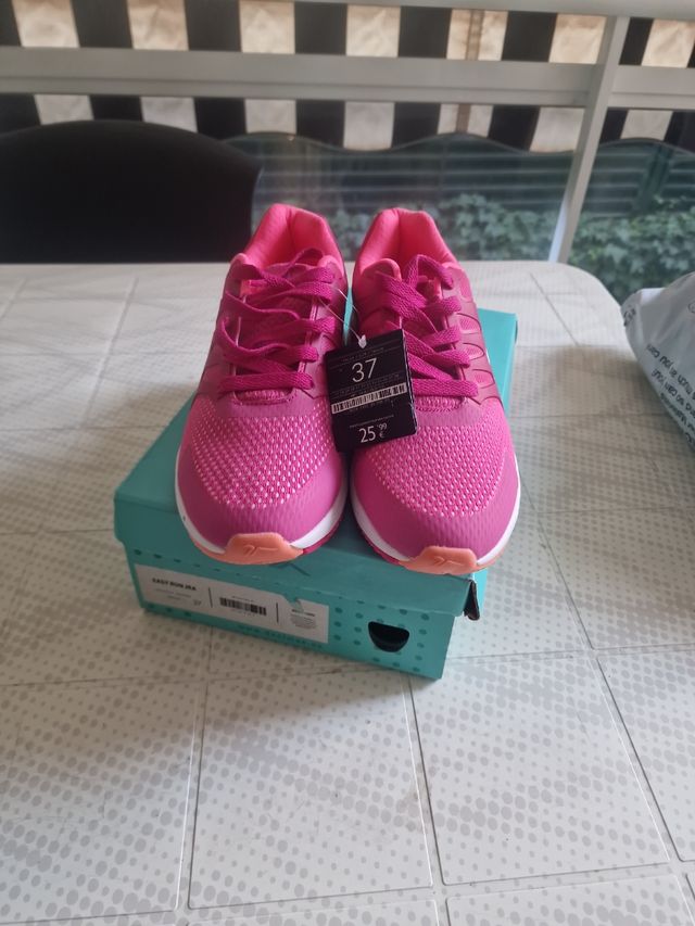 Zapatillas deportivas mujer rosa - talla 37
