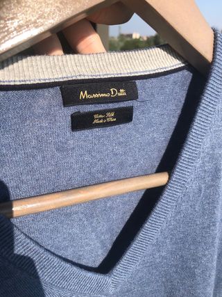 Jersey Massimo Dutti azul - M