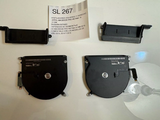VENTILADORES IZQUIERDO Y DERECHO MACBOOK PRO a1398